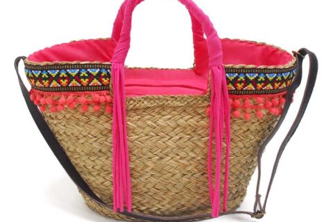 Sac à main paille