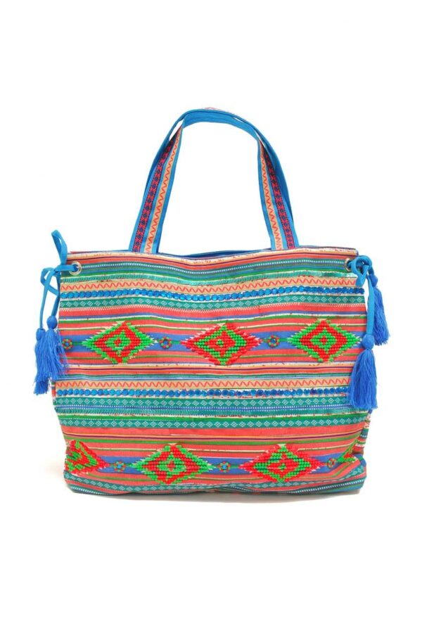 Sac en toile rayures