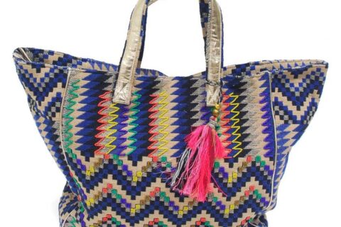 Sac cabas multicolore