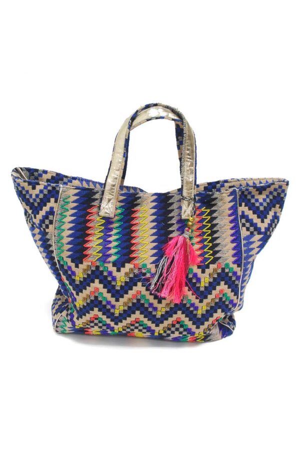 Sac cabas multicolore