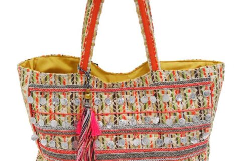 Sac cabas pièces de monnaie
