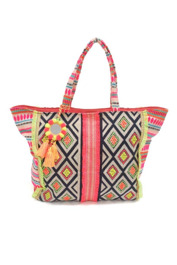 Sac cabas fluo /                                         Livraison en 5 jours