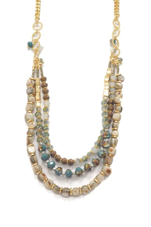 collier à multi perles
