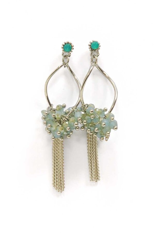 Boucles d'oreilles multi perles