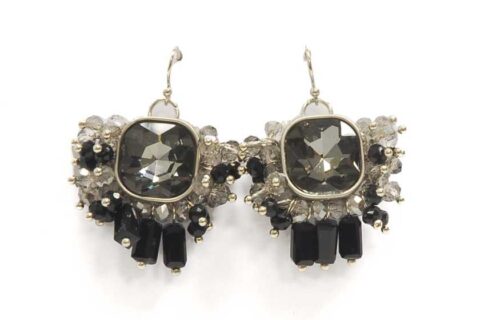 Boucles d'oreilles - pierres à facettes