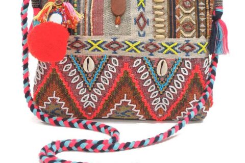 Sac mini avec pompons