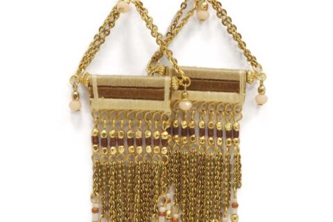 Boucles d'oreilles à longues franges