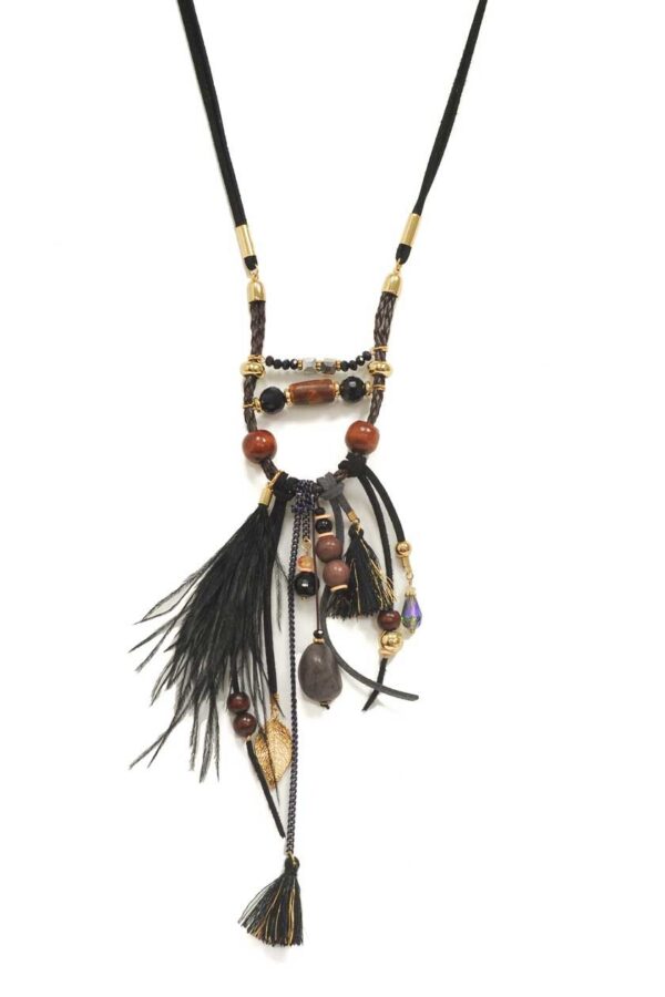 Long collier à breloques