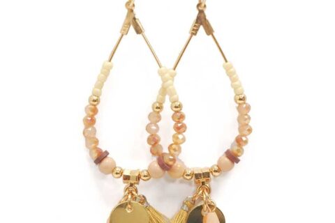 Longues boucles d'oreilles créoles