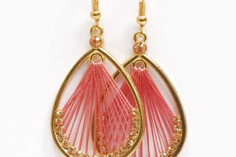 Boucles d'oreilles à cordes
