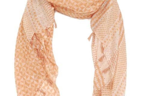 Foulard géo orange