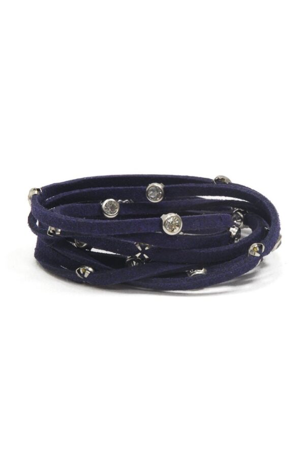 Multi bracelets bleu marine