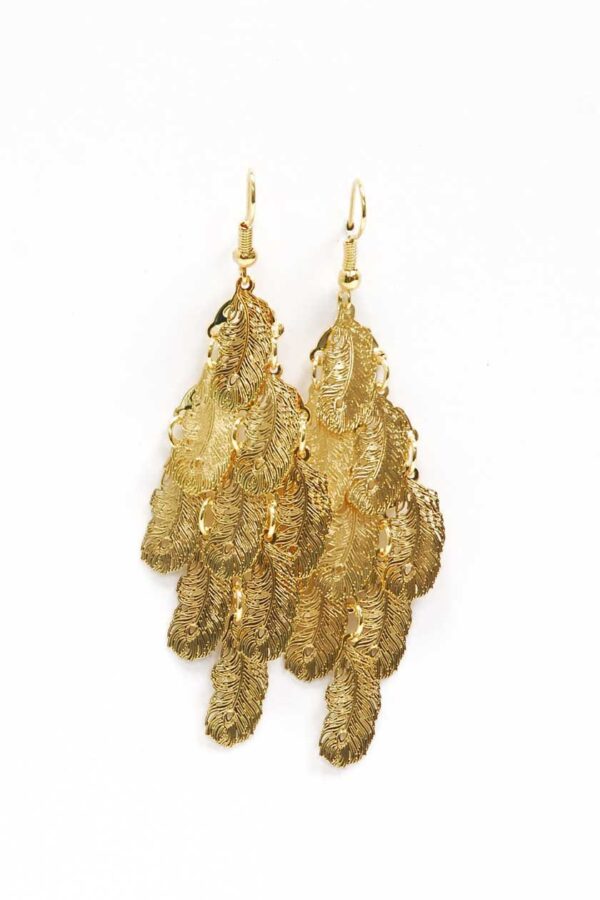 Boucles d'oreilles plumes