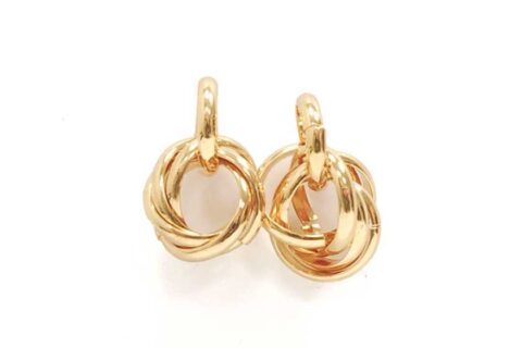 Boucles d'oreilles dorées