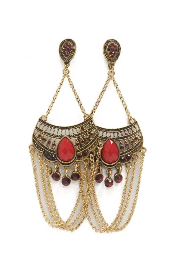 Boucles d'oreilles en chaines