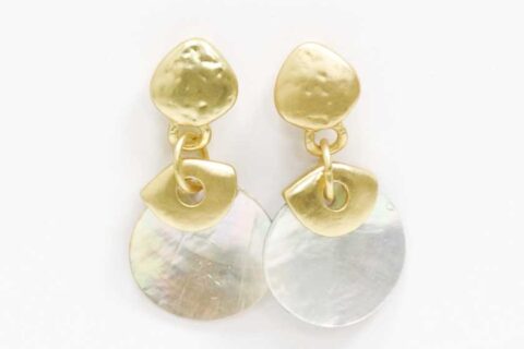 Boucles d'oreilles coquillage