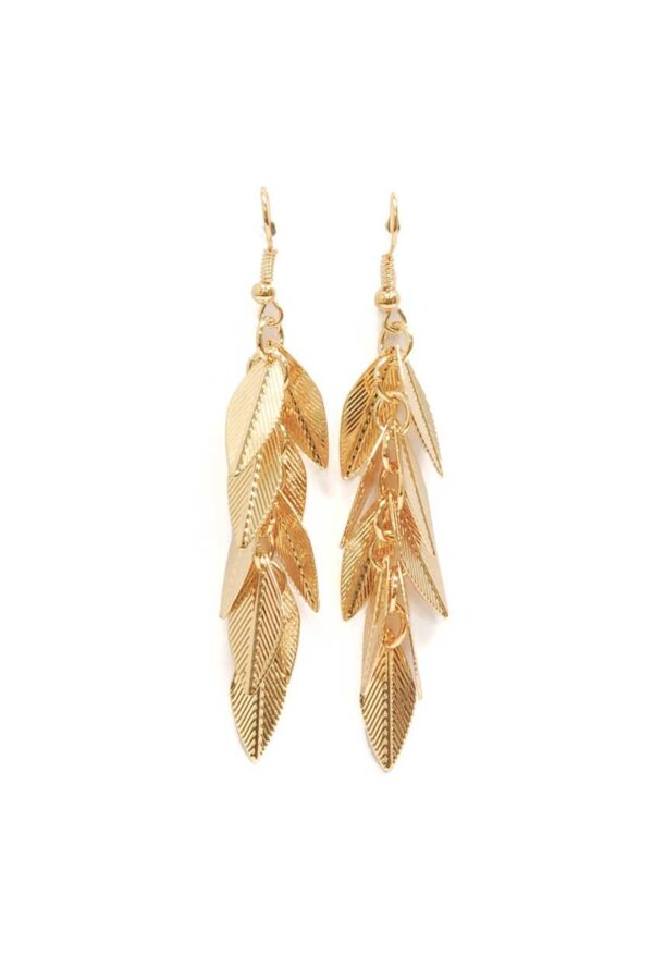 Boucles d'oreilles feuilles 2