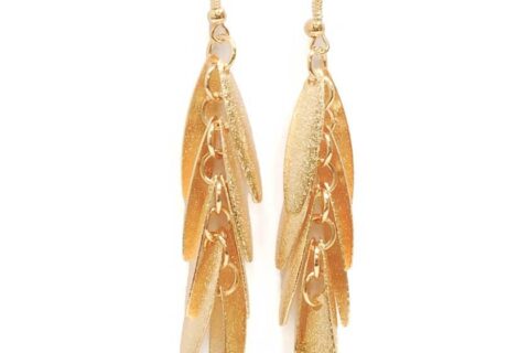 Boucles d'oreilles feuilles