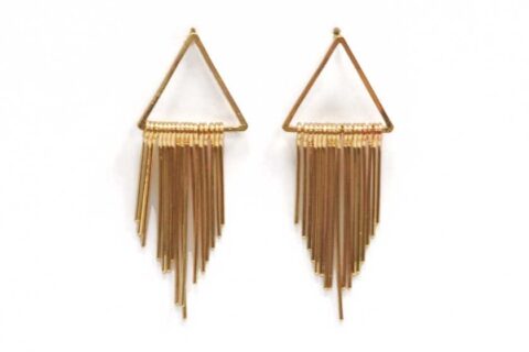 Boucles d'oreilles triangle