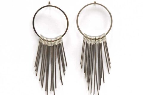 Boucles d'oreilles franges ethniques