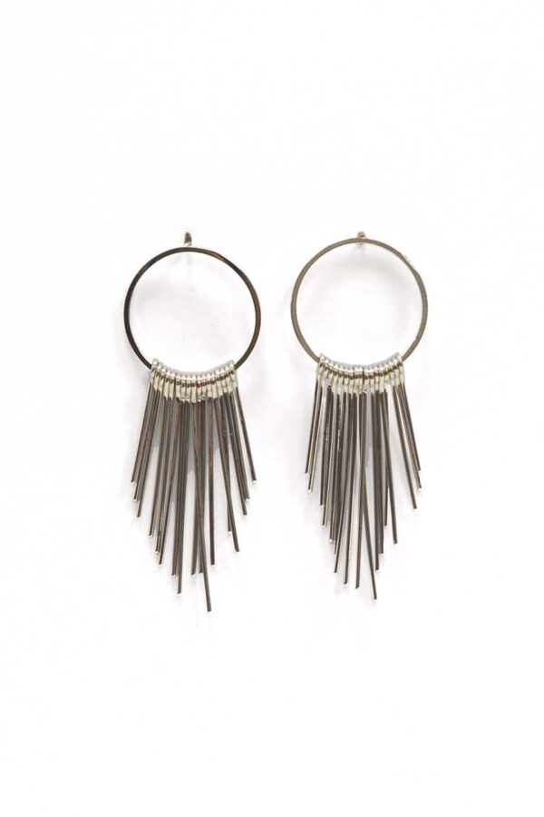 Boucles d'oreilles franges ethniques