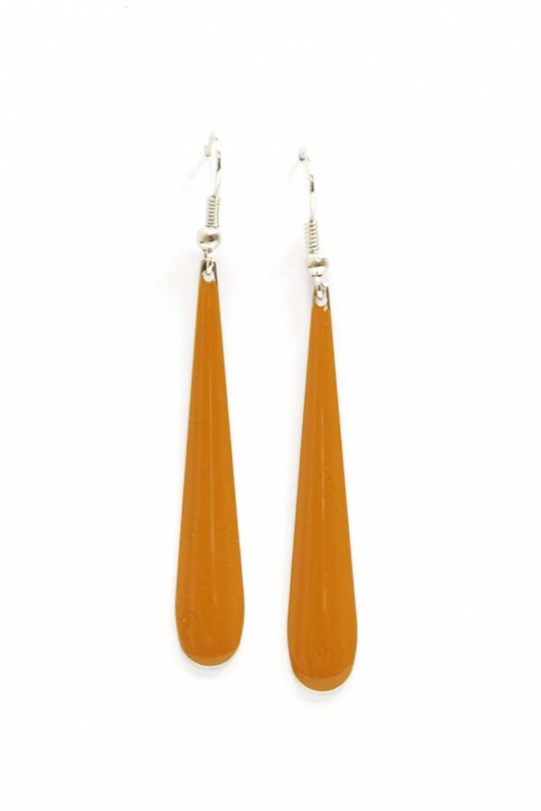 boucles d'oreilles longues camel