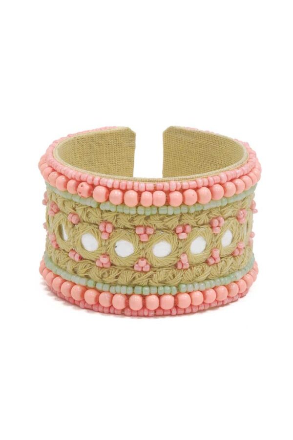 Bracelet corde rose