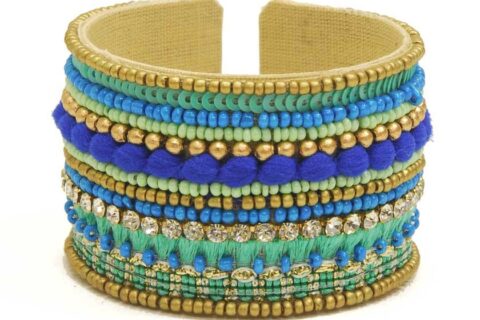 Bracelet bleu azur