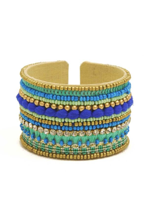Bracelet bleu azur